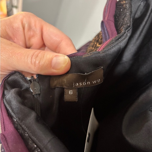 Jason Wu 100% Silk Made in USA Strapless Corset A line dress event size 6 - Picture 4 of 9